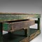 Large Antique English Victorian Industrial Pine Factory Work Table 10