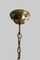 English Brass Ceiling Lamp, 1900s 9