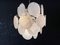 Vintage Italian Murano Chandelier with 24 White Disks, 1979, Image 12