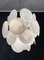 Vintage Italian Murano Chandelier with 24 White Disks, 1979, Image 21