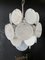 Vintage Italian Murano Chandelier with 24 White Disks, 1979, Image 4