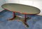 Mid-Century Italian Oval Dining Table in Hardwood by Vittorio Dassi, 1950s, Image 3