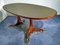 Mid-Century Italian Oval Dining Table in Hardwood by Vittorio Dassi, 1950s, Image 2