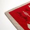 Tapis Réversible à Tissage Plat Rouge et Gris Pâle dans le Style d'Ingegerd Silow, Suède, 1960s 15