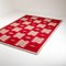 Red and Pale Gray Reversible Flatweave Rug in the Style of Ingegerd Silow, Sweden, 1960s 3