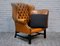 Chesterfield Wingback Armchair, England, 1960s 14