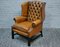 Chesterfield Wingback Armchair, England, 1960s, Image 9