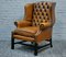 Chesterfield Wingback Armchair, England, 1960s, Image 1