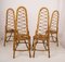 Bambus Stühle von Dirk Van Sliedrecht für Rohe Noordwolde, 1950er, 4er Set 4