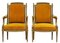 Französische Armlehnstühle aus vergoldetem Holz & Gesso, 1950er, 2er Set 1