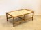 Coffee Table in Bamboo and Travertine, 1970s, Image 6