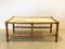 Coffee Table in Bamboo and Travertine, 1970s 1