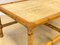 Coffee Table in Bamboo and Travertine, 1970s 4