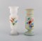 Vases Antiques en Verre Opalin Soufflé à la Main, 1900s, Set de 4 2