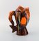 Krug aus glasierter Keramik in Fisch-Optik von Belgian Studio Ceramicist 3