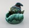 Bowl in Glazed Ceramics With Fish from Belgian Studio Ceramicist, 1960s 2