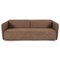 6900 Fabric Cream Leather Three-Seater by Rolf Benz 1