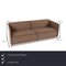 6900 Fabric Leather Sofa Set from Rolf Benz, Set of 2 2