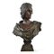 Bronze Bust Sybille by E. Villanis 1