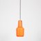 Orange Glass Hanging Lamp by Massimo Vignelli for Venini, Italy, 1970s 7