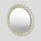 Miroir Rond Sculptural Style Mid-Century en Laiton 2