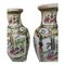Vases Décorés en Céramique, Chine, 20ème Siècle, Set de 2 2