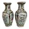 Vases Décorés en Céramique, Chine, 20ème Siècle, Set de 2 1
