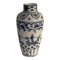 Vase Vintage Blanc et Bleu, Chine 1