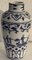 Vintage Chinese White and Blue Vase 4