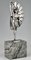 Art Deco Silvered Bronze Dancer Sculpture with Feathers by H. Molins, 1930s, Image 6