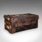 Vintage English Leather Overseas Voyage Trunk, 1930s 1
