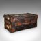 Vintage English Leather Overseas Voyage Trunk, 1930s, Image 1