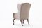 Walnut Wing Chair, 1930s, Image 5