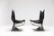 Chaises Aeo en Cuir par Archizoom de Cassina, Set de 2 1