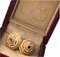 Red Tourmaline & Diamond Round Seashell Earrings from Berca 2