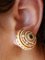 Red Tourmaline & Diamond Round Seashell Earrings from Berca 6