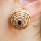 Red Tourmaline & Diamond Round Seashell Earrings from Berca 5