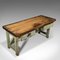 Large Antique English Pine Silversmiths Table, Image 7