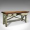 Large Antique English Pine Silversmiths Table, Image 2