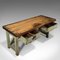 Large Antique English Pine Silversmiths Table, Image 8