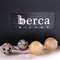 Hand Inlaid Agate & Jasper Sterling Silver Ball Cufflinks from Berca, Image 2