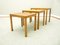 Bauhaus Walnut Nesting Tables, 1930s, Set of 3 1