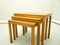 Bauhaus Walnut Nesting Tables, 1930s, Set of 3, Image 6