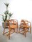 Bamboo & Wood DIning Chairs in the Style of Axel Enthoven, Set of 4 2