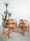 Bamboo & Wood DIning Chairs in the Style of Axel Enthoven, Set of 4 3