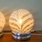 Chrome & Glass Table Lamps by Marinha Grande, 1970s, Set of 2, Image 10