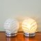 Chrome & Glass Table Lamps by Marinha Grande, 1970s, Set of 2, Image 3