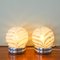 Chrome & Glass Table Lamps by Marinha Grande, 1970s, Set of 2, Image 4