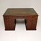 Antique Leather Partners Desk 1