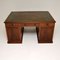 Antique Leather Partners Desk 3